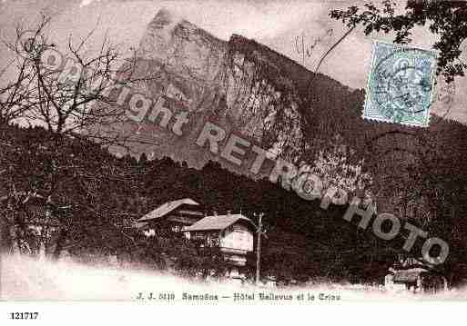 Ville de SAMOENS, carte postale ancienne