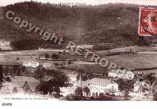 Ville de SENONES, carte postale ancienne