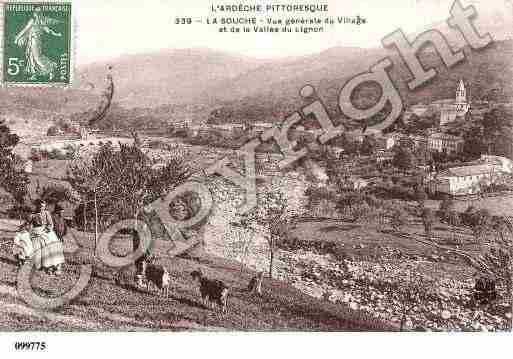 Ville de SOUCHE(LA), carte postale ancienne