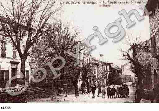 Ville de SOUCHE(LA), carte postale ancienne