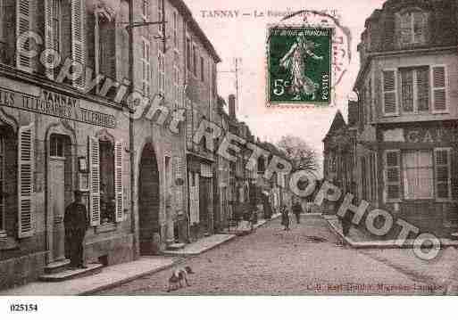 Ville de TANNAY, carte postale ancienne