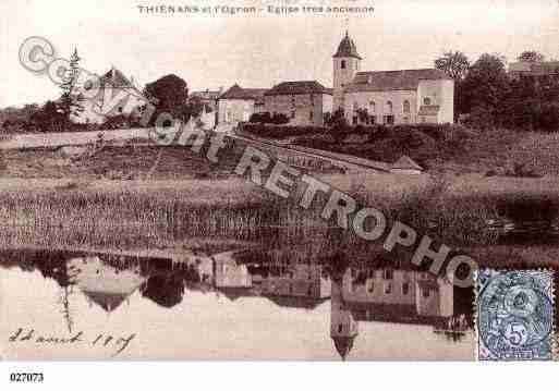 Ville de THIENANS, carte postale ancienne