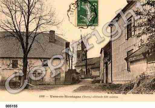 Ville de VERSENMONTAGNE, carte postale ancienne