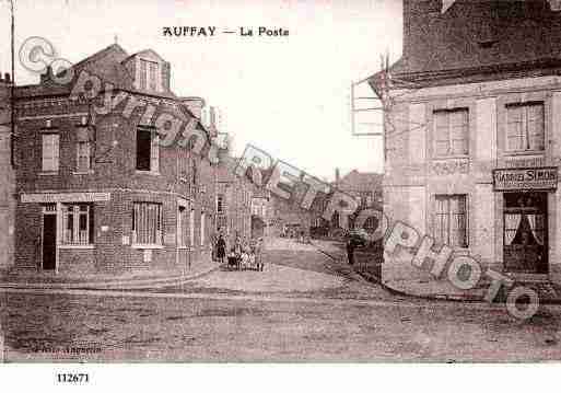 Ville de AUFFAY, carte postale ancienne