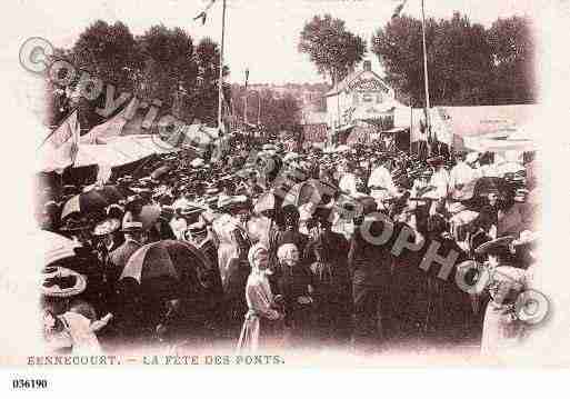 Ville de BENNECOURT, carte postale ancienne