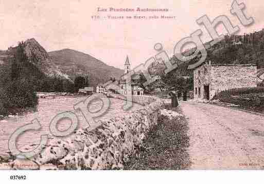 Ville de BIERT, carte postale ancienne