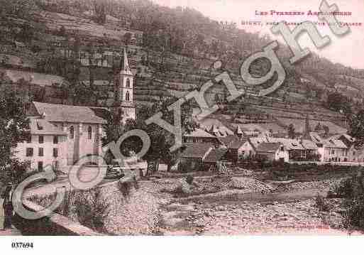 Ville de BIERT, carte postale ancienne