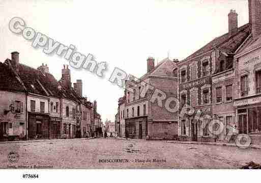 Ville de BOISCOMMUN, carte postale ancienne