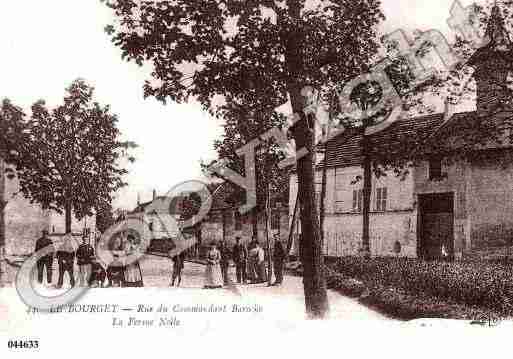 Ville de BOURGET(LE), carte postale ancienne