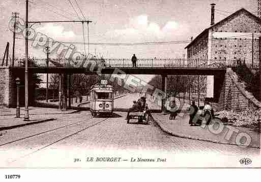 Ville de BOURGET(LE), carte postale ancienne