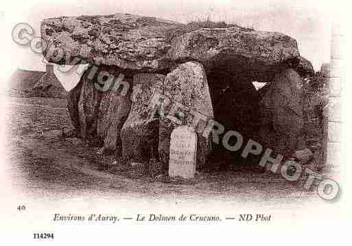 Ville de CARNAC, carte postale ancienne