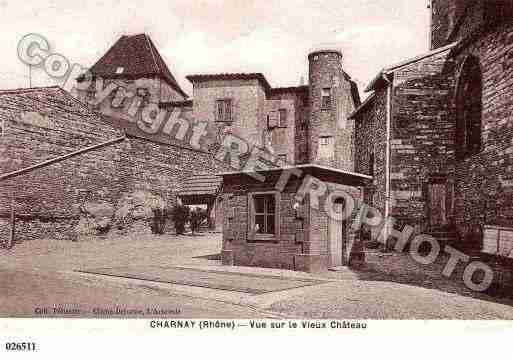 Ville de CHARNAY, carte postale ancienne