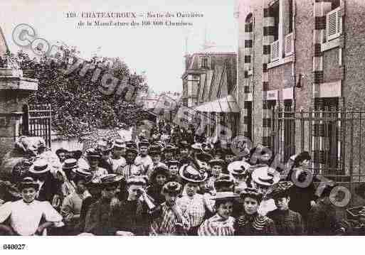 Ville de CHATEAUROUX, carte postale ancienne