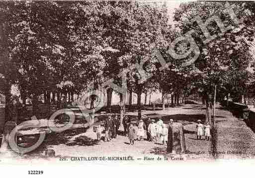 Ville de CHATILLONENMICHAILLE, carte postale ancienne