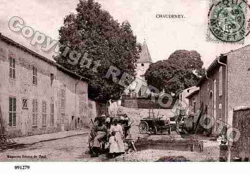 Ville de CHAUDENEYSURMOSELLE, carte postale ancienne