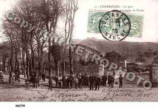 Ville de CHERBOURG, carte postale ancienne