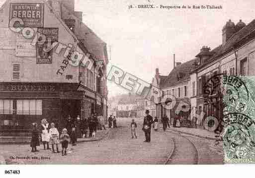 Ville de DREUX, carte postale ancienne