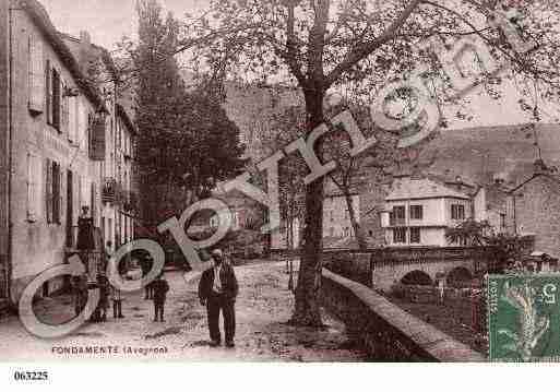 Ville de FONDAMENTE, carte postale ancienne