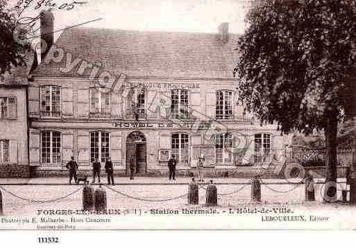 Ville de FORGESLESEAUX, carte postale ancienne