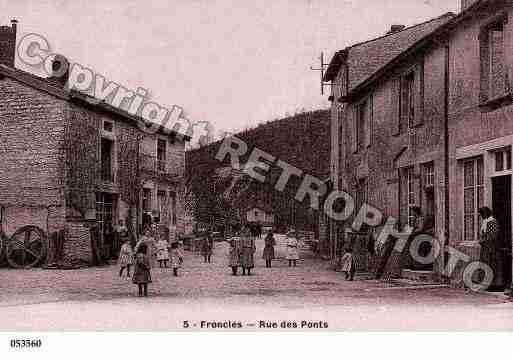 Ville de FRONCLES, carte postale ancienne