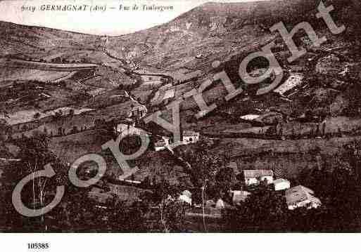 Ville de GERMAGNAT, carte postale ancienne