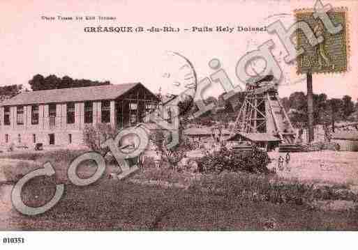 Ville de GREASQUE, carte postale ancienne