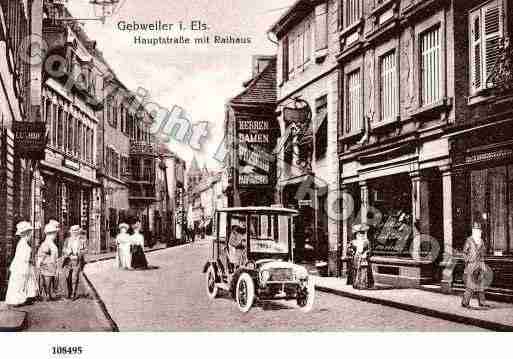 Ville de GUEBWILLER, carte postale ancienne