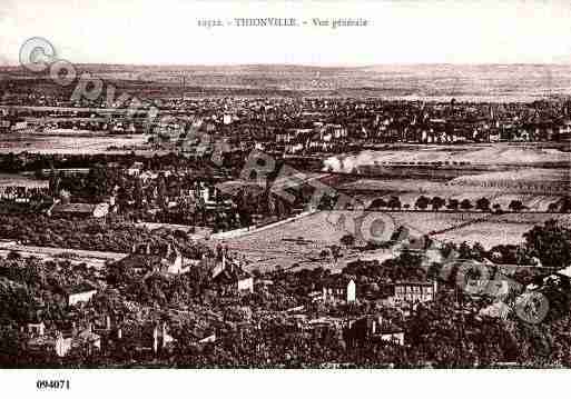 Ville de GUENTRANGE, carte postale ancienne