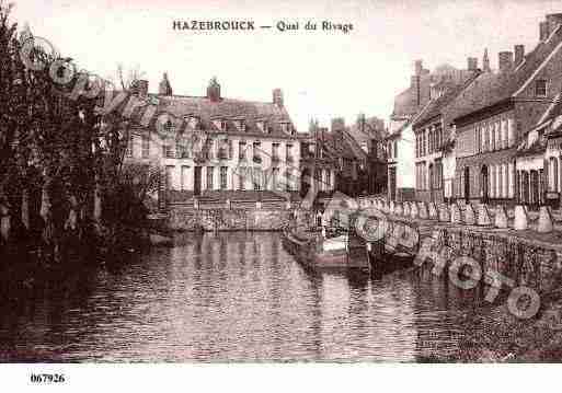 Ville de HAZEBROUCK, carte postale ancienne