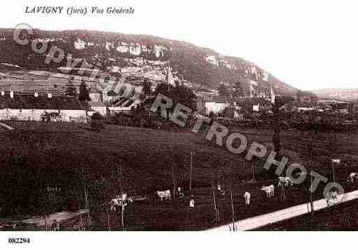 Ville de LAVIGNY, carte postale ancienne