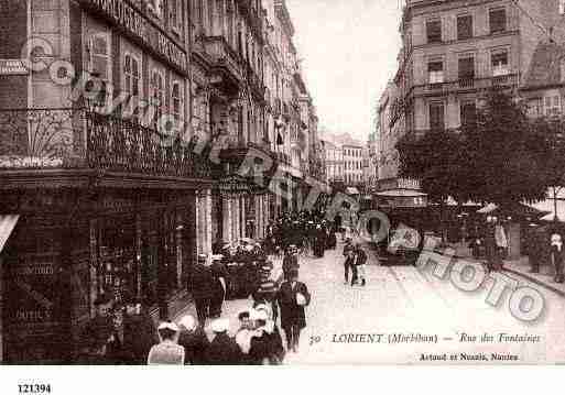 Ville de LORIENT, carte postale ancienne