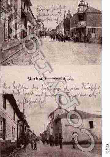 Ville de MACHAULT, carte postale ancienne