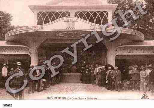 Ville de MIERS, carte postale ancienne