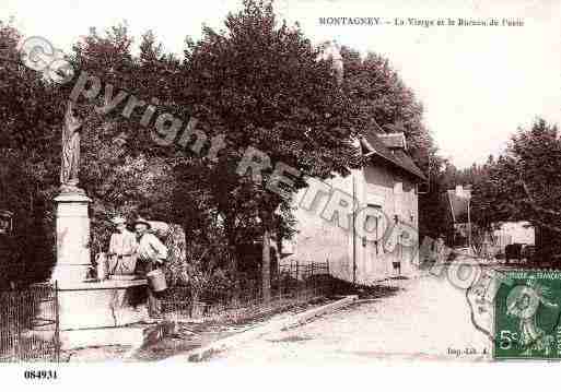 Ville de MONTAGNEY, carte postale ancienne