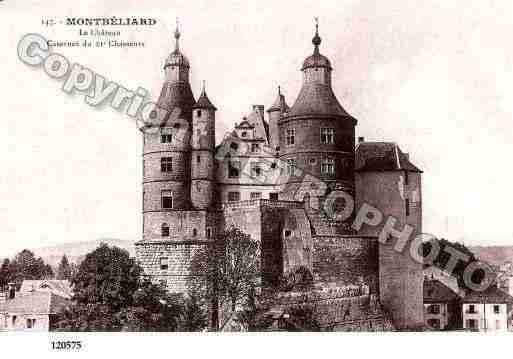 Ville de MONTBELIARD, carte postale ancienne