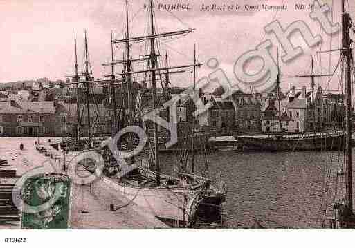 Ville de PAIMPOL, carte postale ancienne