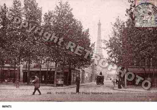 Ville de PARIS15, carte postale ancienne