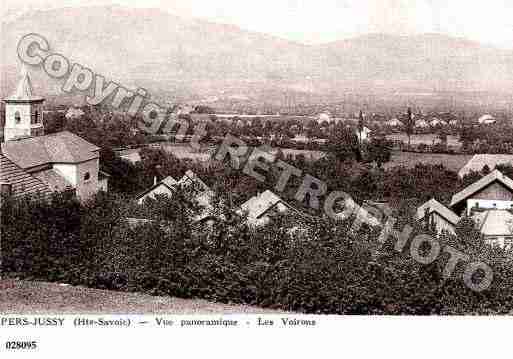 Ville de PERSJUSSY, carte postale ancienne