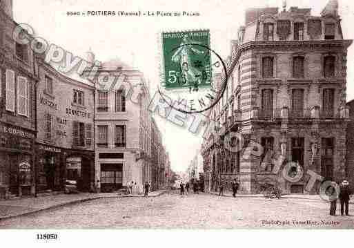 Ville de POITIERS, carte postale ancienne