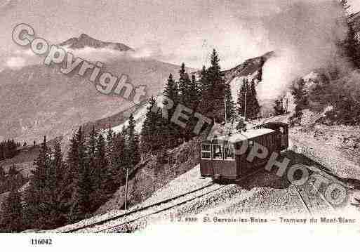 Ville de SAINTGERVAISLESBAINS, carte postale ancienne