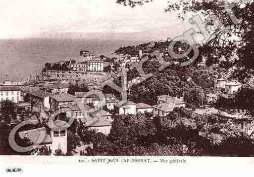 Ville de SAINTJEANCAPFERRAT, carte postale ancienne