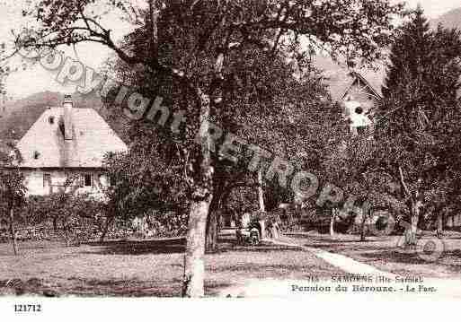 Ville de SAMOENS, carte postale ancienne