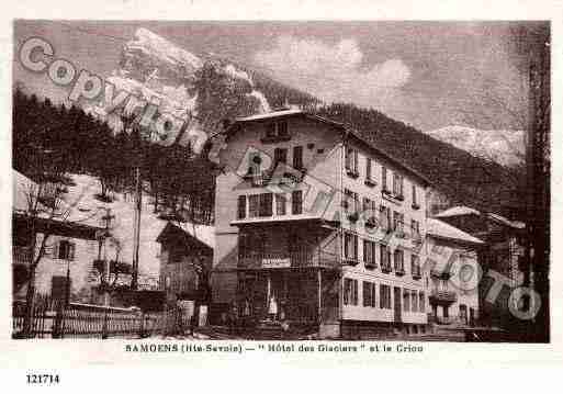 Ville de SAMOENS, carte postale ancienne