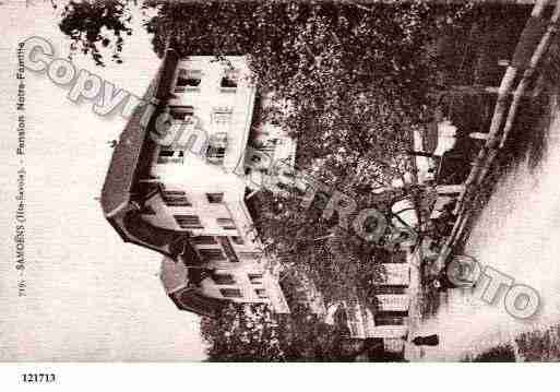 Ville de SAMOENS, carte postale ancienne