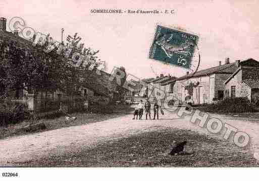 Ville de SOMMELONNE, carte postale ancienne