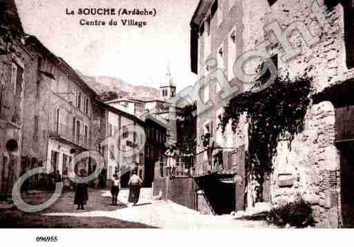 Ville de SOUCHE(LA), carte postale ancienne