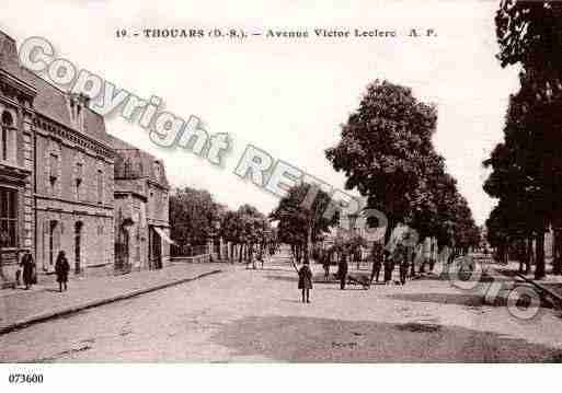 Ville de THOUARS, carte postale ancienne