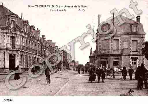 Ville de THOUARS, carte postale ancienne