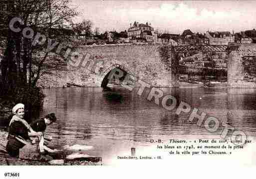 Ville de THOUARS, carte postale ancienne