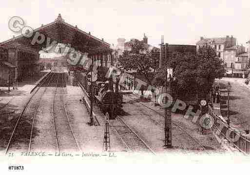 Ville de VALENCE, carte postale ancienne